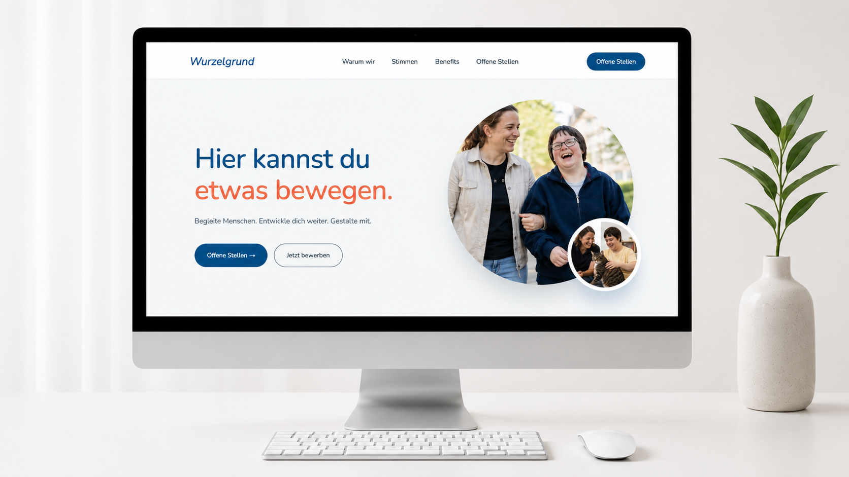 Employer Branding Website, Startseite
